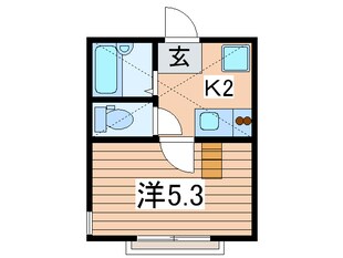 リ－ヴェルポ－ト横浜三ッ沢Ⅲの物件間取画像